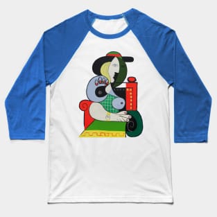 Picasso Illustration Femme à la montre Baseball T-Shirt